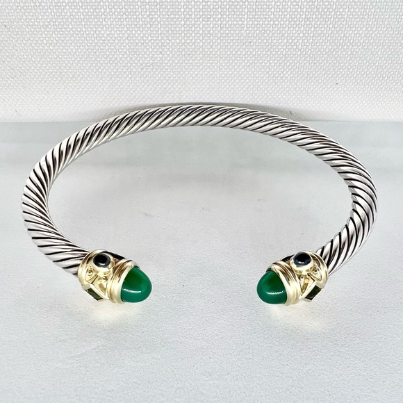 David Yurman Jewelry - David Yurman 5mm Renaissance Cable Bracelet with 14k Gold